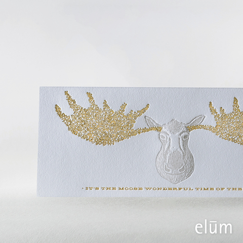 Elum Letterpress Custom Holiday Cards