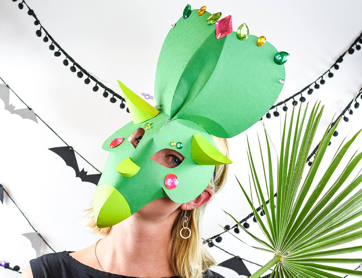 Elum Designs | DIY Paper Halloween Masks
