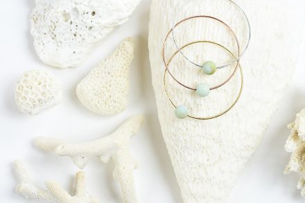 Ocean Inspired Bangles: Salty Blue Jewelry