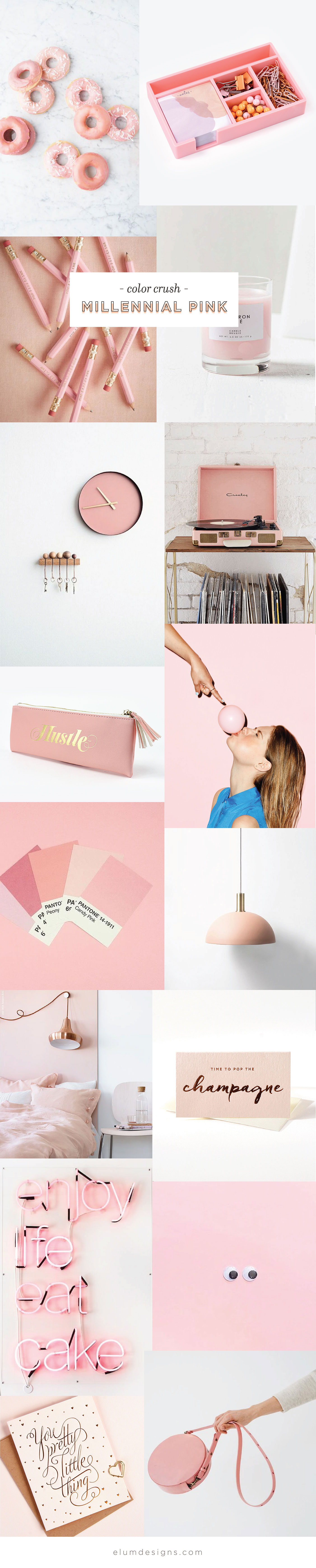 Color Crush: Millennial Pink - The Crafted Life